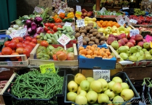 Farmers Market in Bologna, Italy